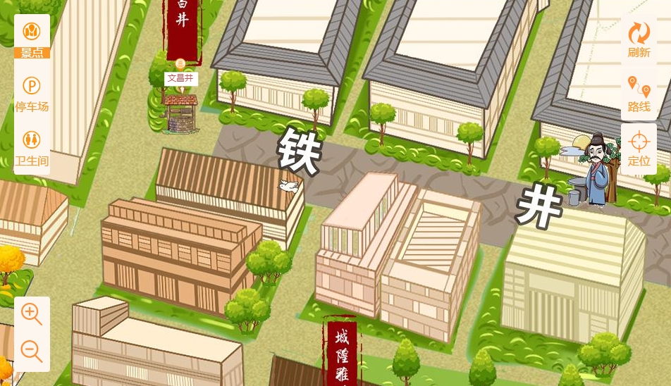 渝水智慧景区：手绘地图与语音导览的完美融合